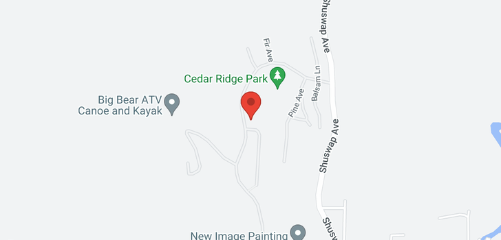 map of 2525 Cedar Ridge Court